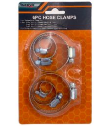 96 Bulk 6 Piece Hose Clamps