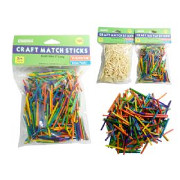 144 Bulk 750 Pieces Craft Match Sticks