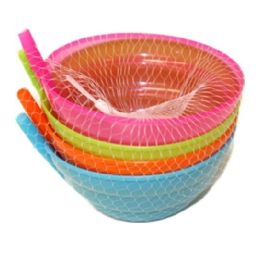 96 Bulk 4 Piece Bowl With Straw 12.8cm