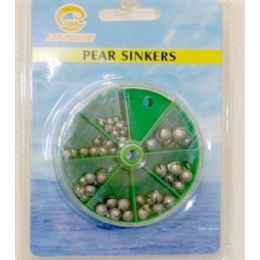120 Bulk Assorted Pear Sinkers