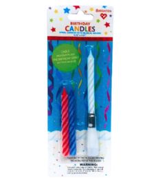 48 Bulk MUSICAL BIRTHDAY CANDLE With HOLDER