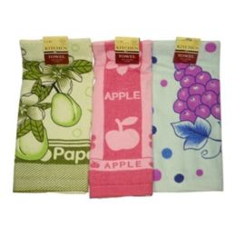 144 Bulk Kitchen Towel Asst Colors