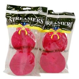 72 Bulk 2pc Streamer Hot Pink