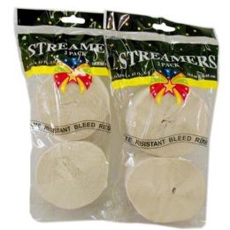72 Bulk 2pc Streamer White