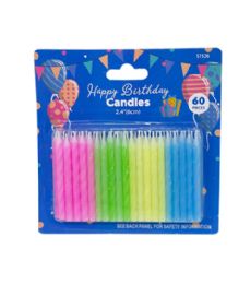 48 Bulk ASSORTED BIRTHDAY CANDLES