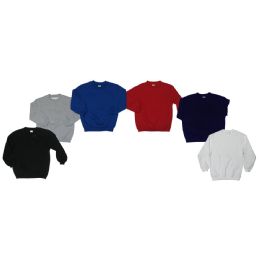 36 Bulk Boys Crew Neck Fleece Sweater