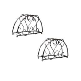48 Bulk Metal Napkin Holder 13.5x8x4cm