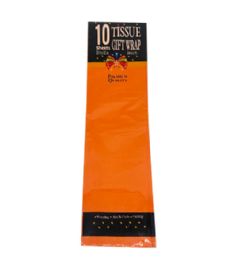 72 Bulk 10 ORANGE TISSUE WRAPS