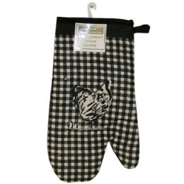 144 Bulk Oven Gloves Black Color