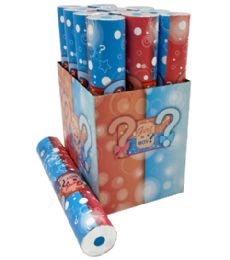 72 Bulk BABY BLUE PARTY POPPER