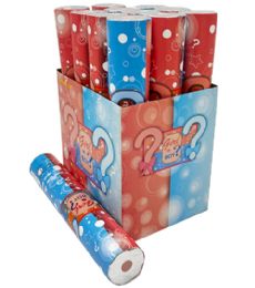 72 Bulk BABY PINK PARTY POPPER