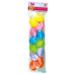 48 Bulk 2.5" 12pc Solid Easter Eggs