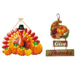 144 Bulk Thanksgiving Plaque W/glt