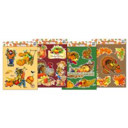 144 Bulk Thanksgiving Window Clings