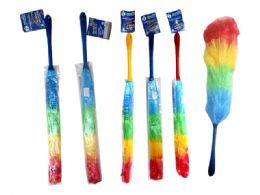 144 Bulk 17 Inch Length Multicolored Feather Duster