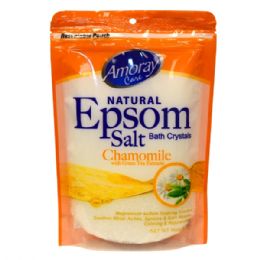 36 Bulk Amoray Epsom Salt Bag 16oz Eucalyptus