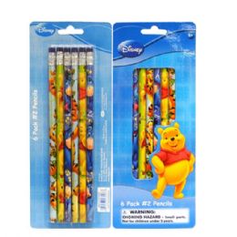 96 Bulk Pencil #2 6pk Pooh