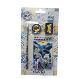 96 Bulk Stationery Set 4pk Dc Comics