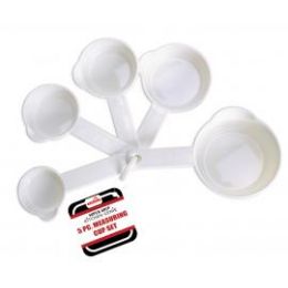 144 Bulk 5 Piece Measuring Cup Set