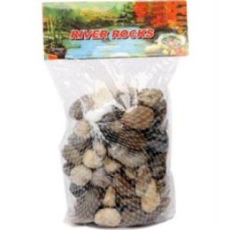 24 Bulk River Rock Med Size 500g