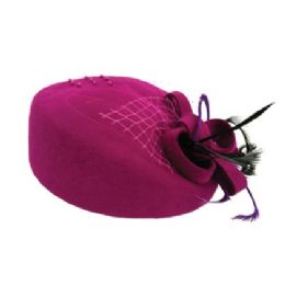 12 Bulk Ladies Wool Felt Fascinator Hats