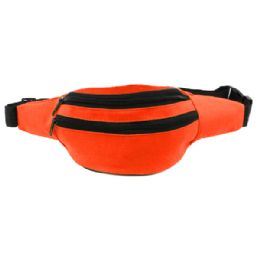120 Bulk Fabric Fanny Bag With An Adjustable Waist Strap (dimensions: 15 X 5 X 3)