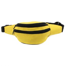 120 Bulk Fabric Fanny Bag With An Adjustable Waist Strap (dimensions: 15 X 5 X 3)