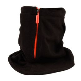 24 Bulk Outdoor Soft Fleece Neck Warm Tube With Zipper