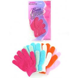 48 Bulk Bath Massage Glove
