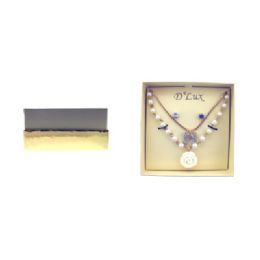 60 Bulk Old Tone And Imitation Pearl Necklace And Earring Gift Box