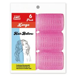 96 Bulk Wholesale Six Count Hair Roller - Wholesale Sock Deals