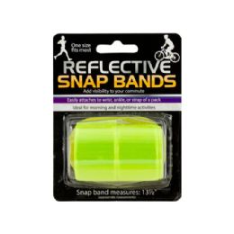 24 Bulk Reflective Snap Bands Set