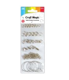 360 Bulk DIY metal set Silver 5mm-25mm