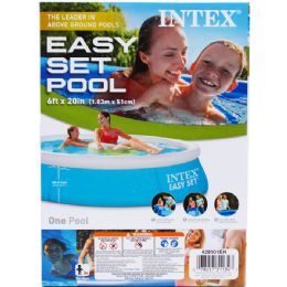 2 Bulk 6' X 20" Easy Set Pool In Color Box, Age 6+