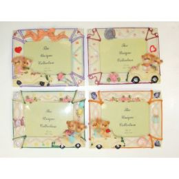 72 Bulk 3.5"x5" Bears On Wheels Picture Frame