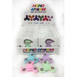 24 Bulk Three Ball Turbo Pastel Assorted Spinners