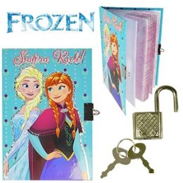 48 Bulk Disney's Frozen Diary W/ Lock.