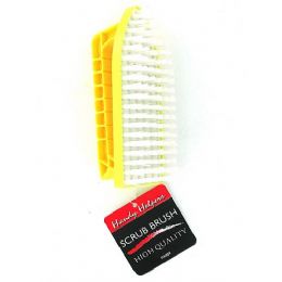 48 Bulk IroN-Shaped Scrub Brush With Handle