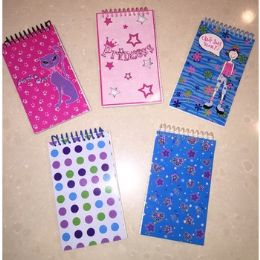 200 Bulk Spiral Notepads - Assorted Prints