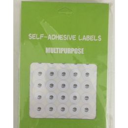 72 Bulk 300 Self Adhesive White Reinforcement Labels
