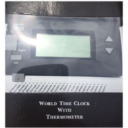 48 Bulk World Time Clock With Thermometer