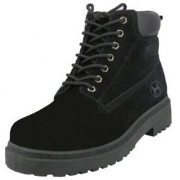 36 Bulk Men's Black Nubuck Work Boot