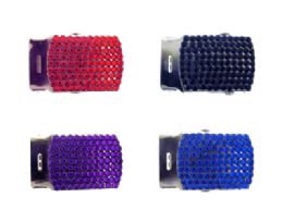 60 Bulk Assorted Color Belt Buckle