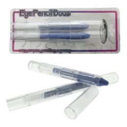 96 Bulk Eye Shadow RolL-Up Pencil Duo