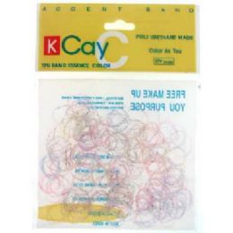 72 Bulk Assorted Color Mini Rubber Bands