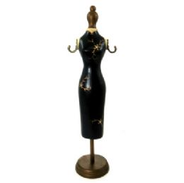 60 Bulk Navy Blue Wooden, Medium Sized Vintage Style Jewelry Display