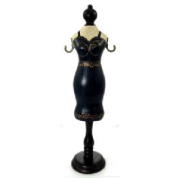 60 Bulk Navy Blue Wooden, Medium Sized Vintage Style Jewelry Display