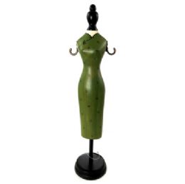 60 Bulk Green Wooden, Medium Sized Vintage Style Jewelry Display