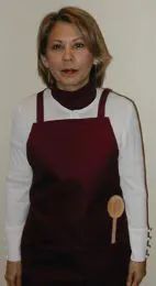 24 Bulk Apron 34 X 30 1 Pocket In Flame Red 