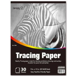 72 Bulk tracing paper pad 9X12"